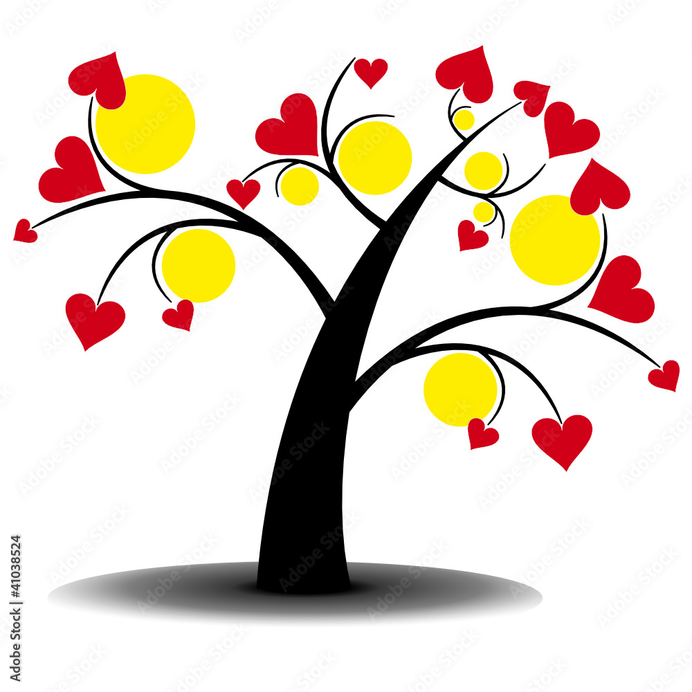 Albero cuori