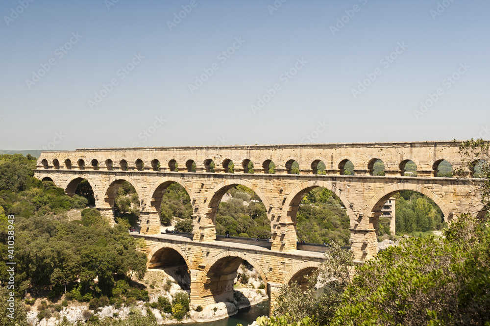 The Roman Aquaduct - Pont du Gard