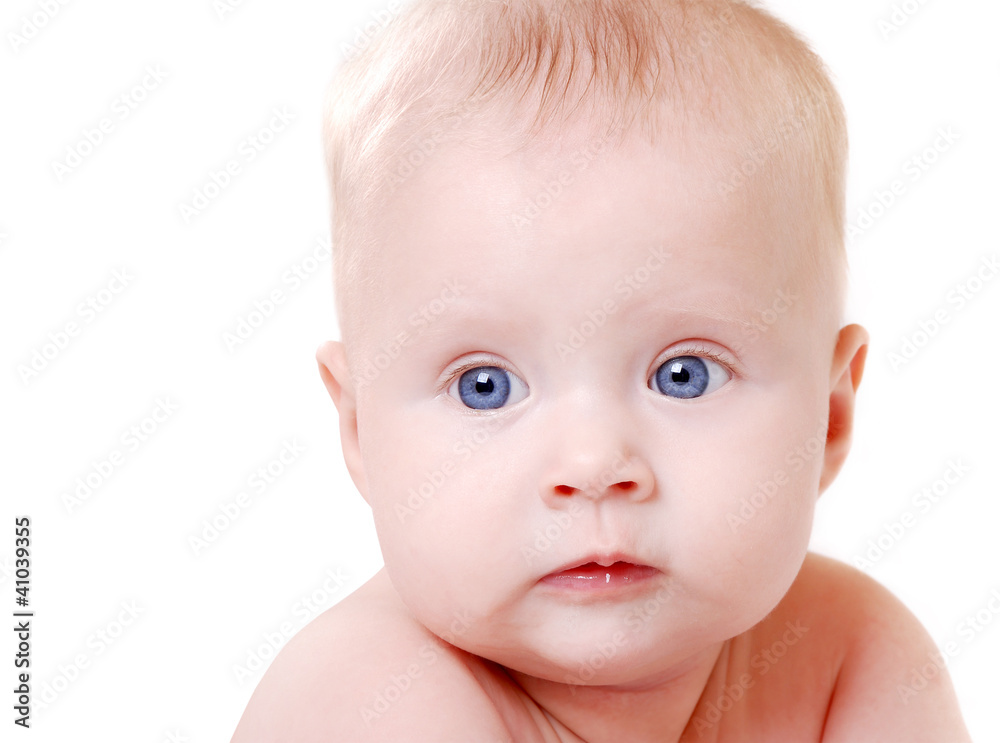Heartwarming portrait of a baby girl Heartwarming portrait of a baby girl
