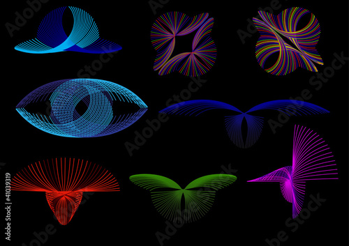set of logos from the lines