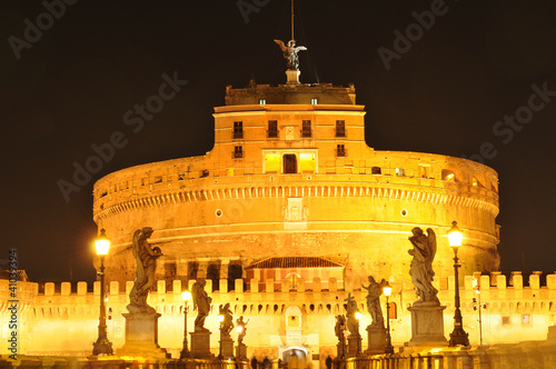 Sant Angelo castle in Rome, Italy
