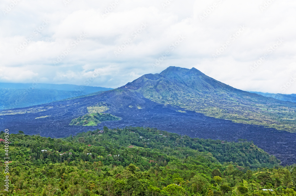 Landscape of Batur volcano on Bali island, Indonesia Landscape of Batur volcano on Bali island, Indonesia