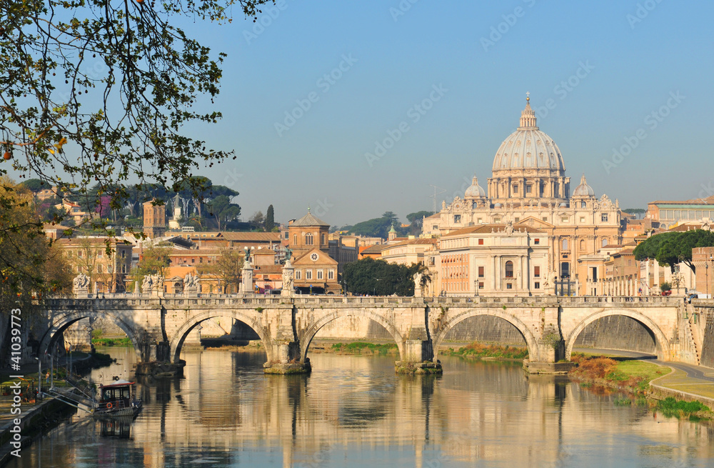 Rome at sunset