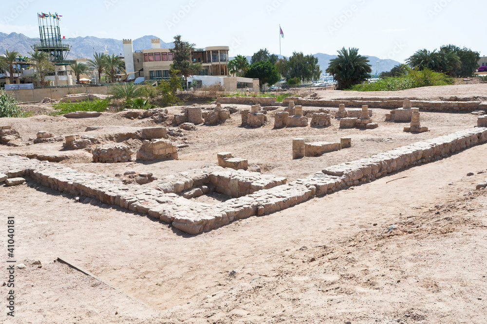 Ayla ruins in Aqaba, Jordan