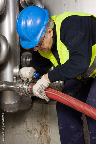 Obraz na płótnie pipeline craftsman w salonie