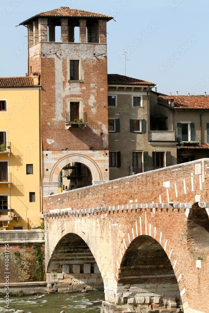 Fototapeta premium verona - ponte di pietra