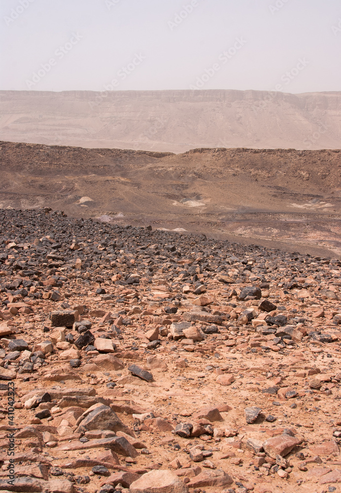 Crater Mizpe Ramon - Negev desert, Israel