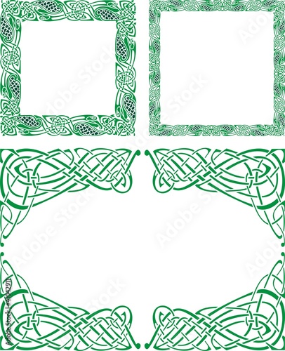 Celtic ornament borders photo