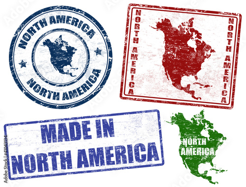 North America stamps