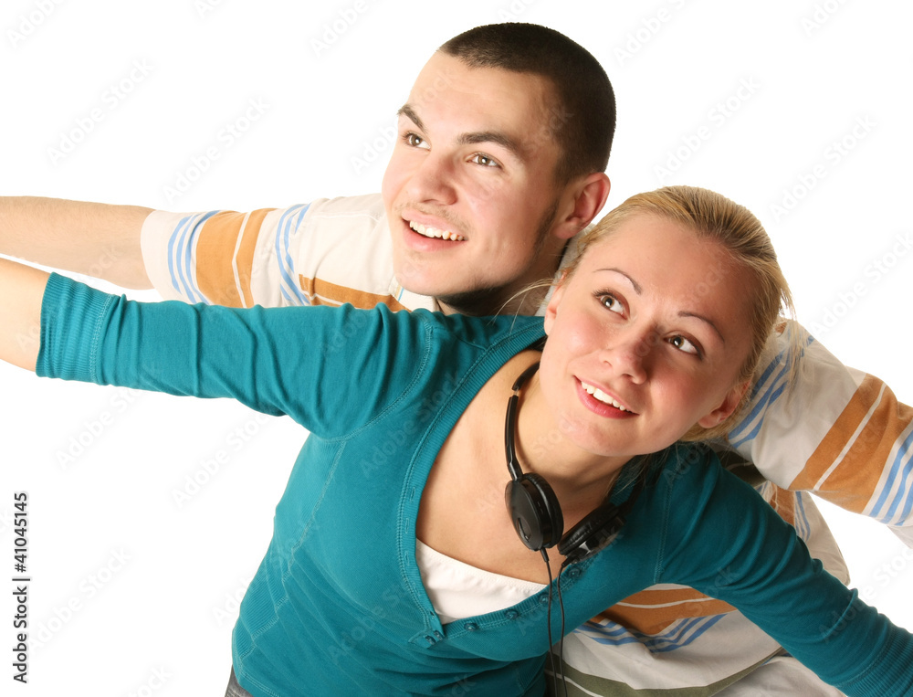 A cute couple A cute couple