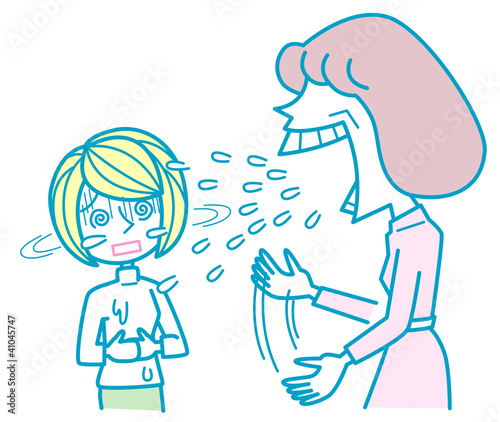話の長い女性