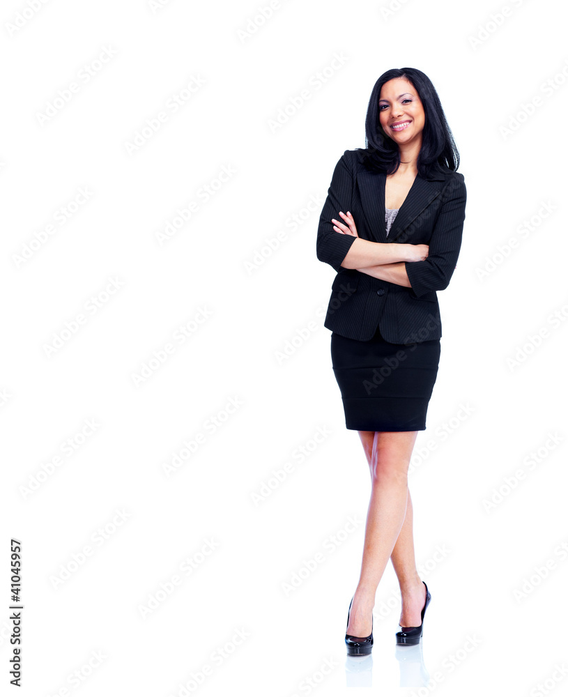 Young business woman. Young business woman.