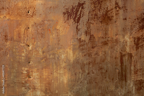 old rusted tin background and texture