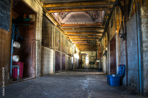 HDR shot of a riding stable