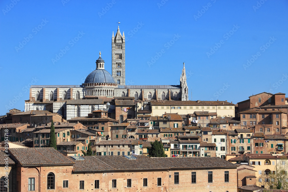 Siena's cathedral. Tuscany, Italy