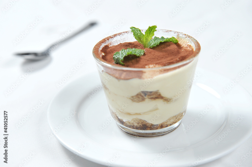 tiramisu in a glass