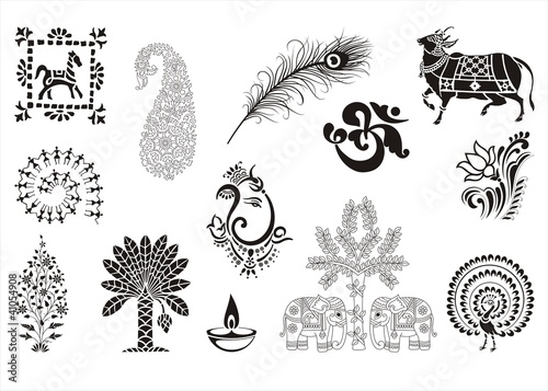 Hindu icons ,cultural heritage , Rajasthan, royal India 