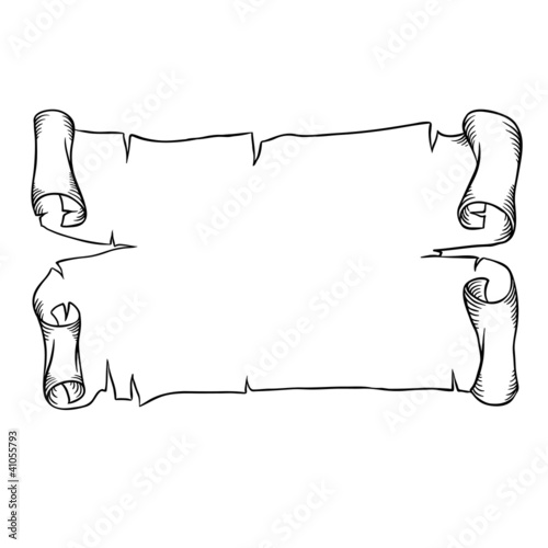 Old scroll page background for your designs and messages.