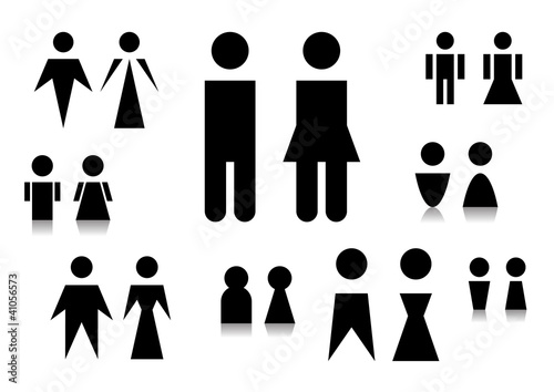 The man and woman symbol