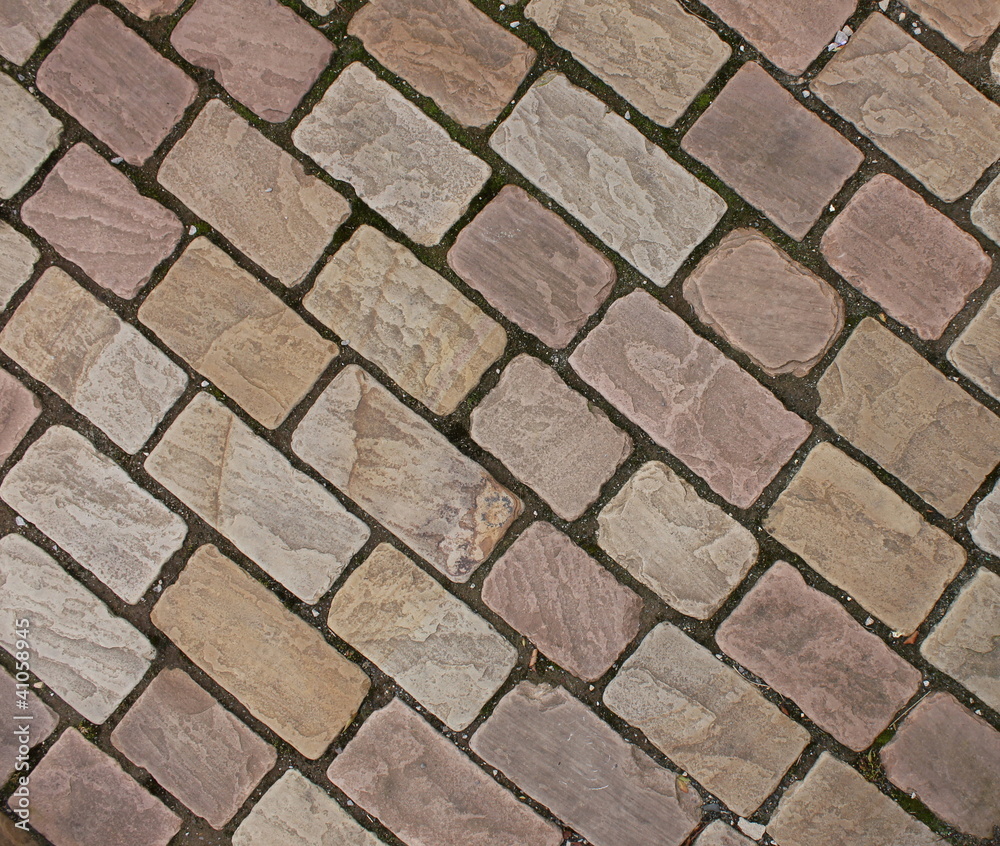 Pflastersteine, rechteckig, linksdiagonal Pflastersteine, rechteckig, linksdiagonal