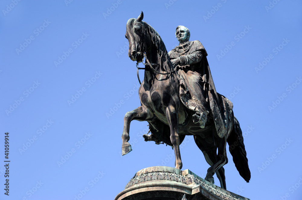 Fototapeta premium Dresden König Johann Denkmal