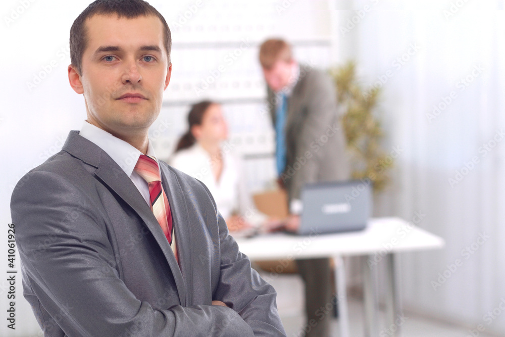 Portrait of confident business man