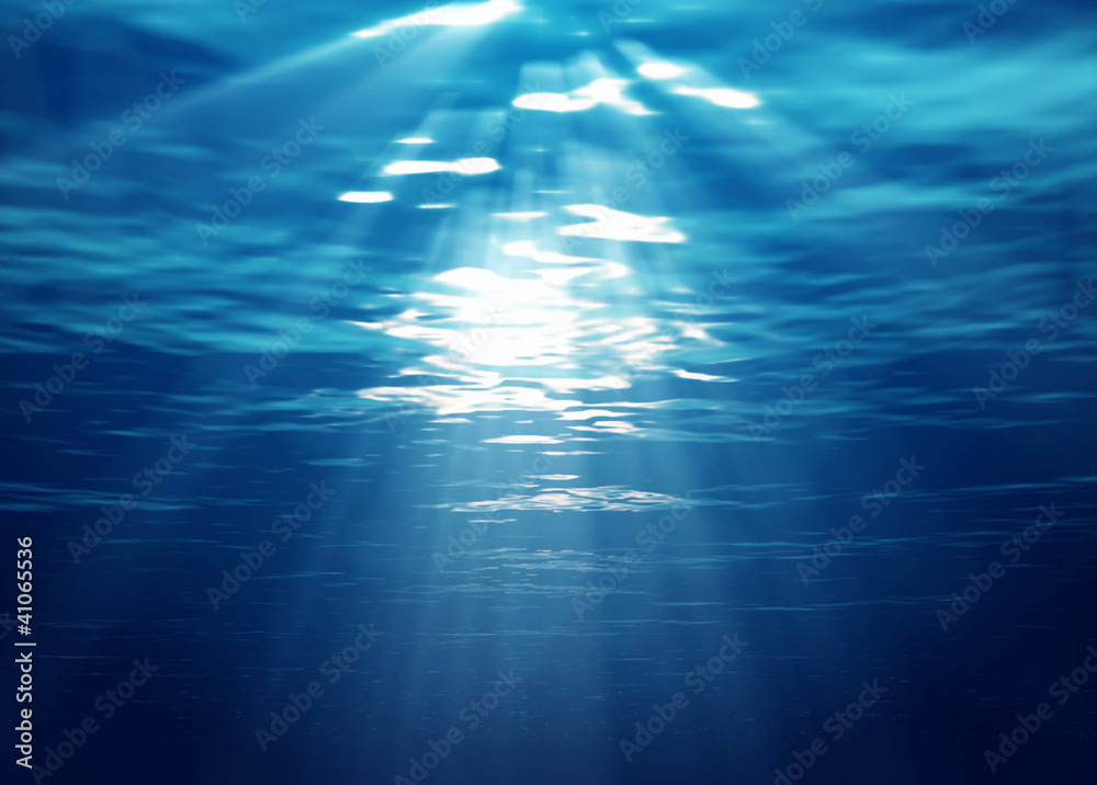 Naklejka premium Underwater scene