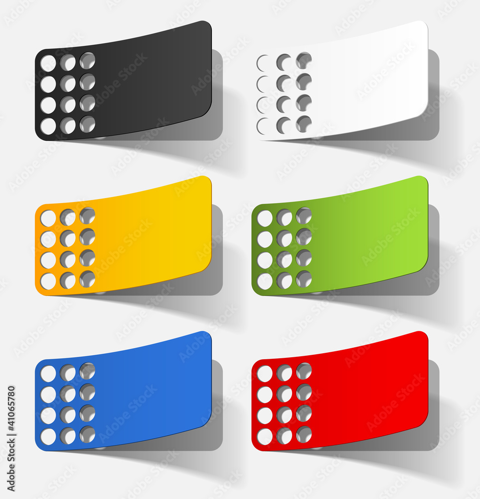 newsletter, realistic design elements newsletter, realistic design elements