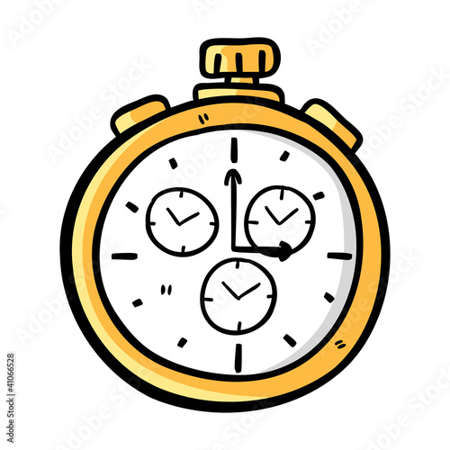 pocket watch doodle