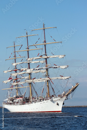 sailing ships (worldwide parade of sailing ships in Warnemunde -