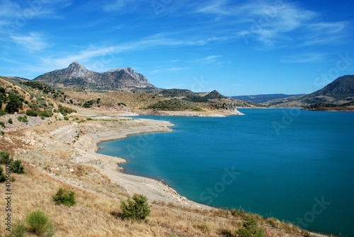 View of lake, Zahara de la Sierra, Spain © Arena Photo UK