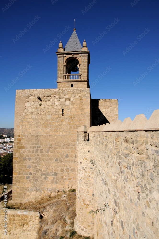 Castle tower, Antequera, Spain © Arena Photo UK
