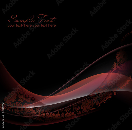 Abstract background vector card