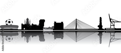 Gdansk poland skyline