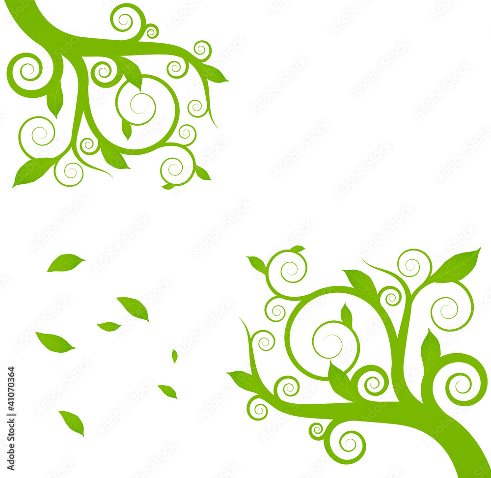 Green ecology plant environment vector background Green ecology plant environment vector background