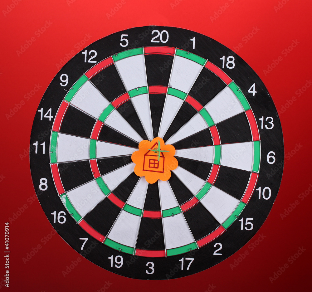 Darts with stickers depicting the life values Darts with stickers depicting the life values
