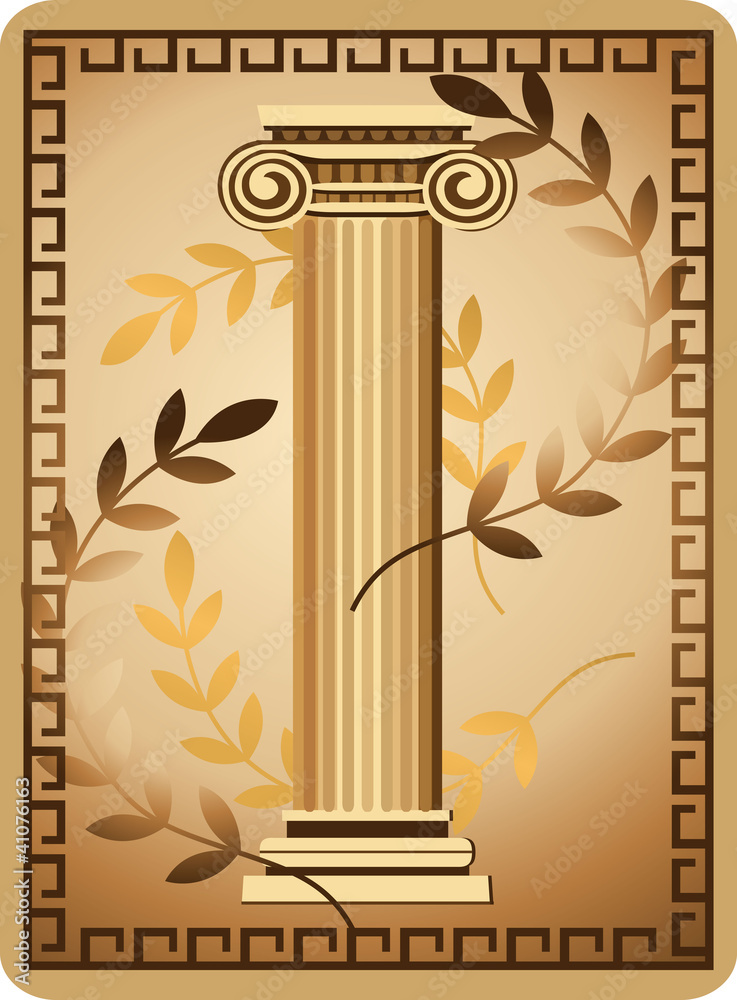 Fototapeta premium Antique Ionic Column