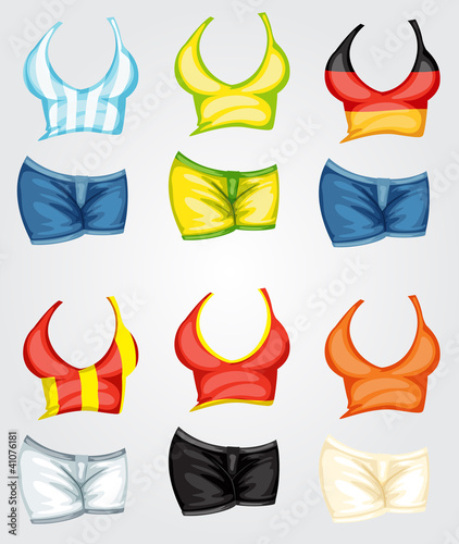 Female tops and bottoms