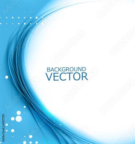 new blue shiny wave composition vector