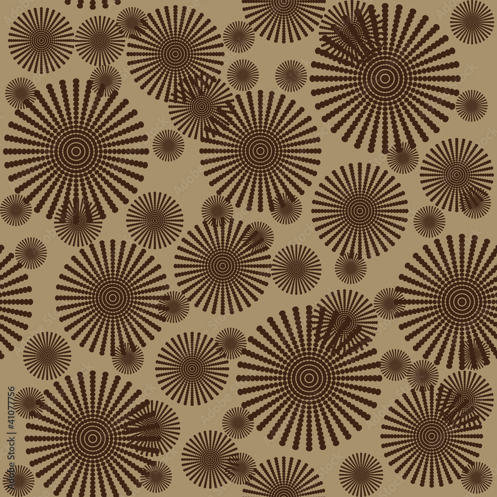 Brown abstract floral background Brown abstract floral background