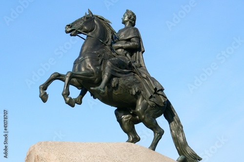Equestrian statue of Tsar Peter The Great in Saint Petersburg 2 