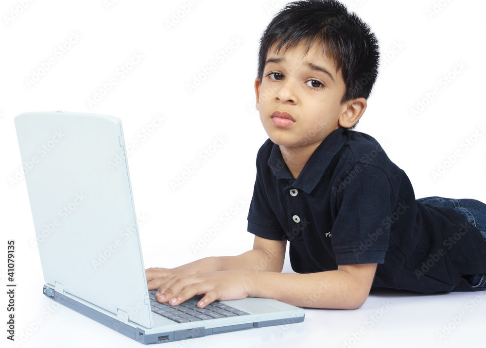 Depressed Indian Little Boy