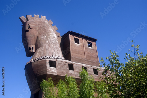 Wooden horse, Troy, Turkey