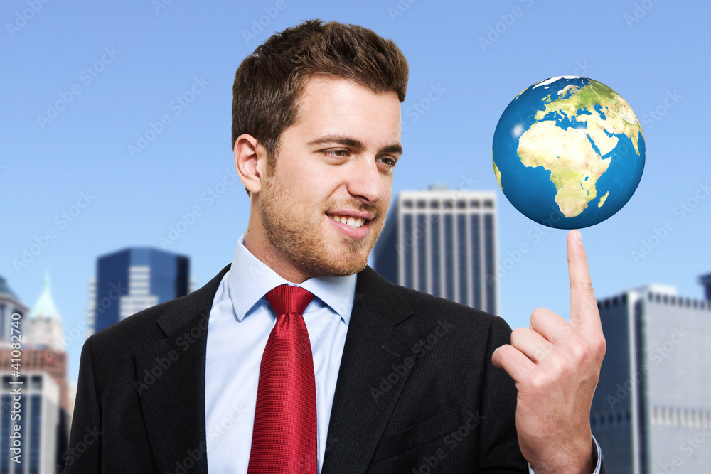 World on the finger World on the finger