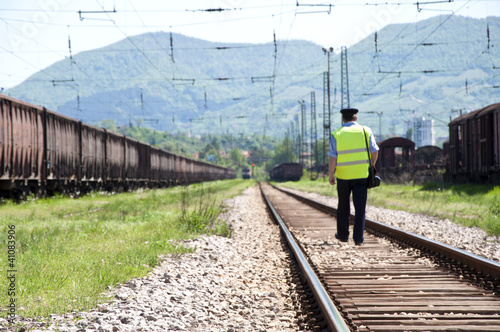 Man on the rails