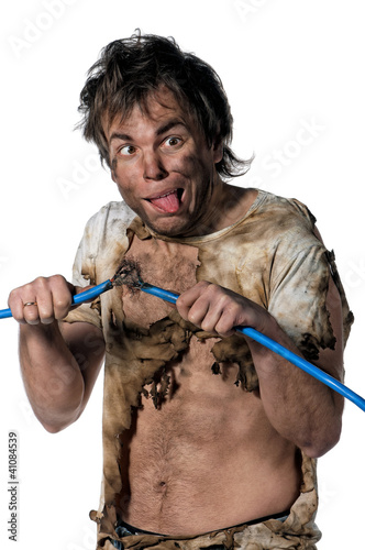 Fotografie Burnt man