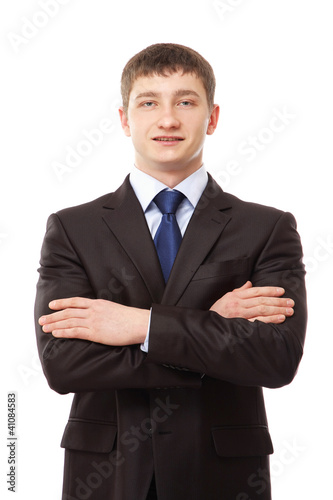 Closeup portrait of a successful businessman