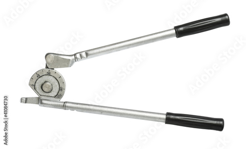 Tube bender isolated on white background