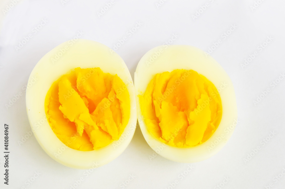 Shell boiled egg isolated on white background Shell boiled egg isolated on white background