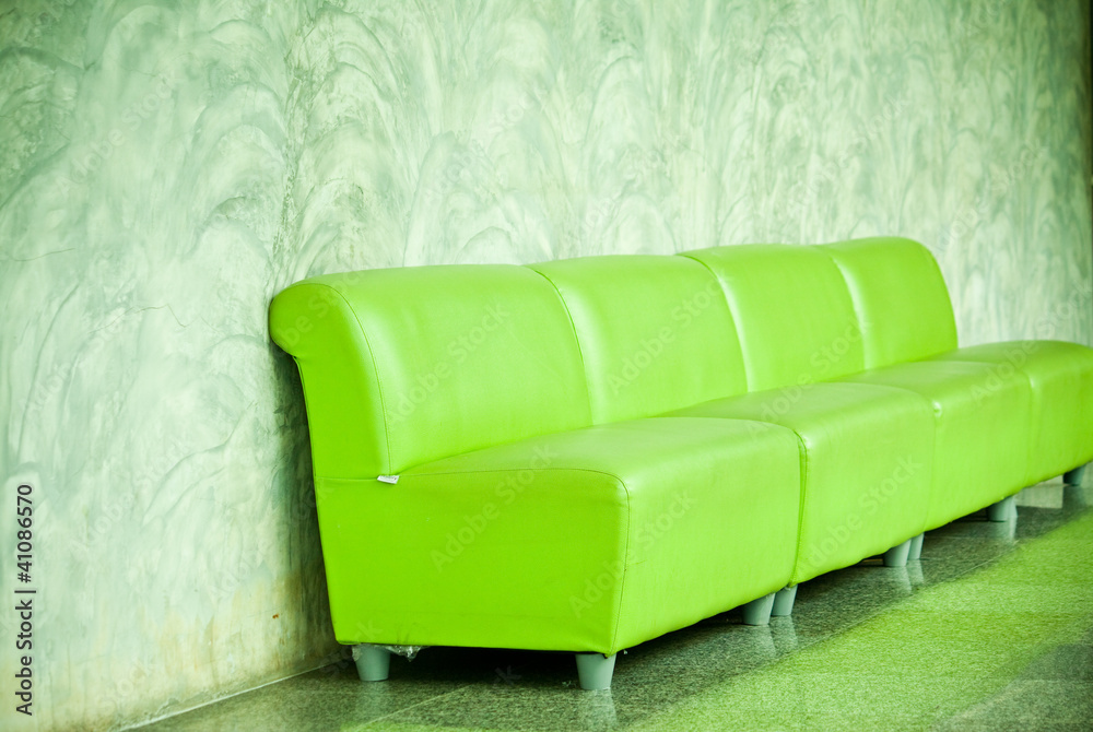 Fototapeta premium green sofa